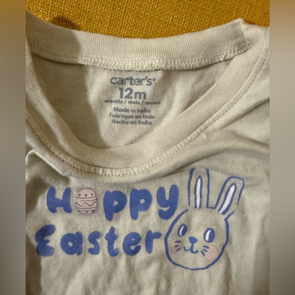 Carter’s Spring Easter Bunny Outfit Bundle (12 Months) - Picture 5 of 9